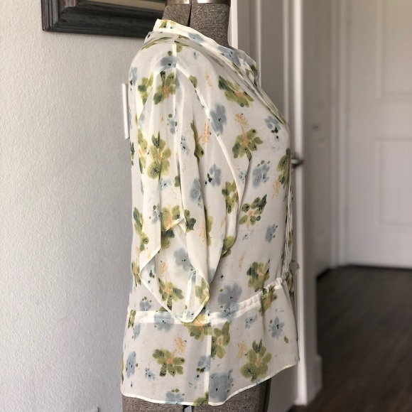 Banana Republic Silk Drawstring Top - Picture 4 of 8